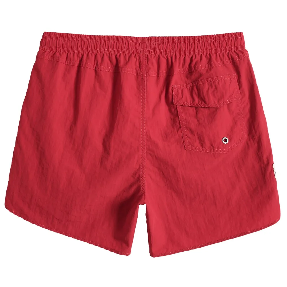 4.5 Inch Solid Nylon Swim Trunks Slim Fit