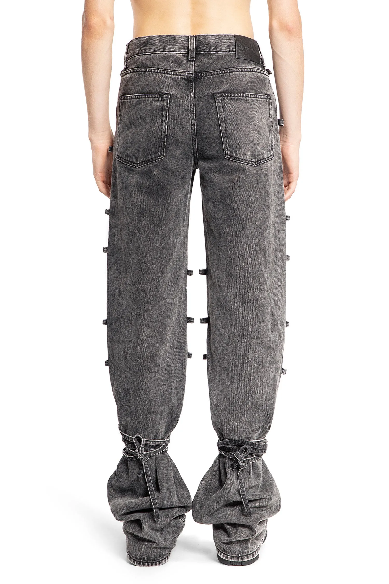 ALEXANDER MCQUEEN MAN BLACK JEANS