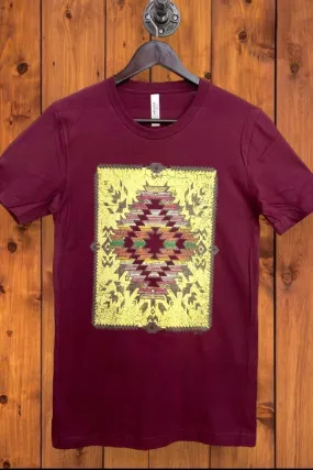 BC SERAPE FRAME - MAROON