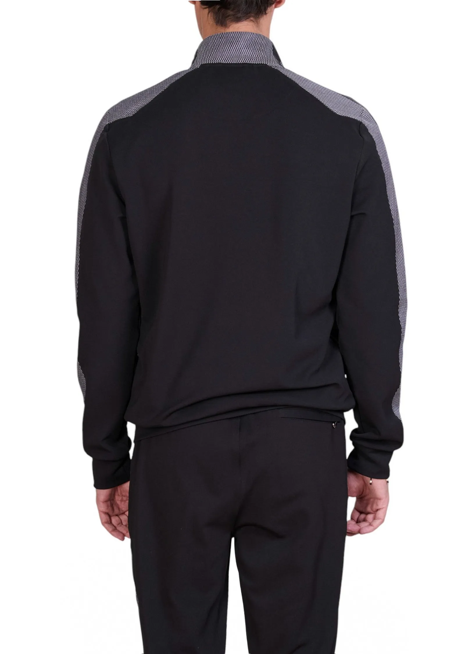 Black Contrast 2-pcs Tracksuit