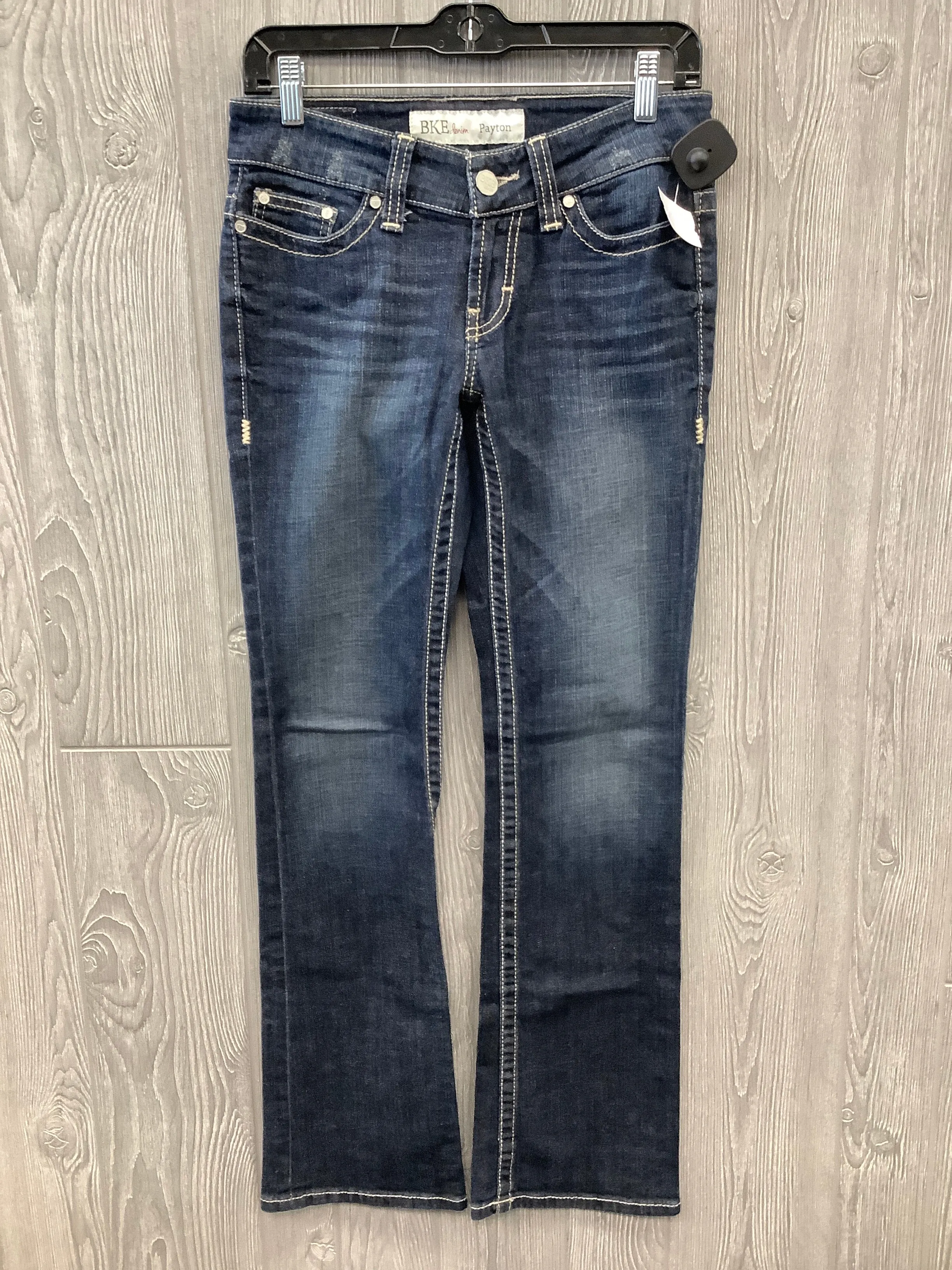 Blue Denim Jeans Flared Bke, Size 2