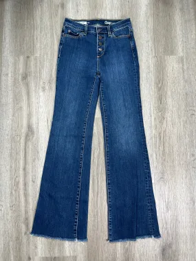 Blue Denim Jeans Flared Gap, Size 0