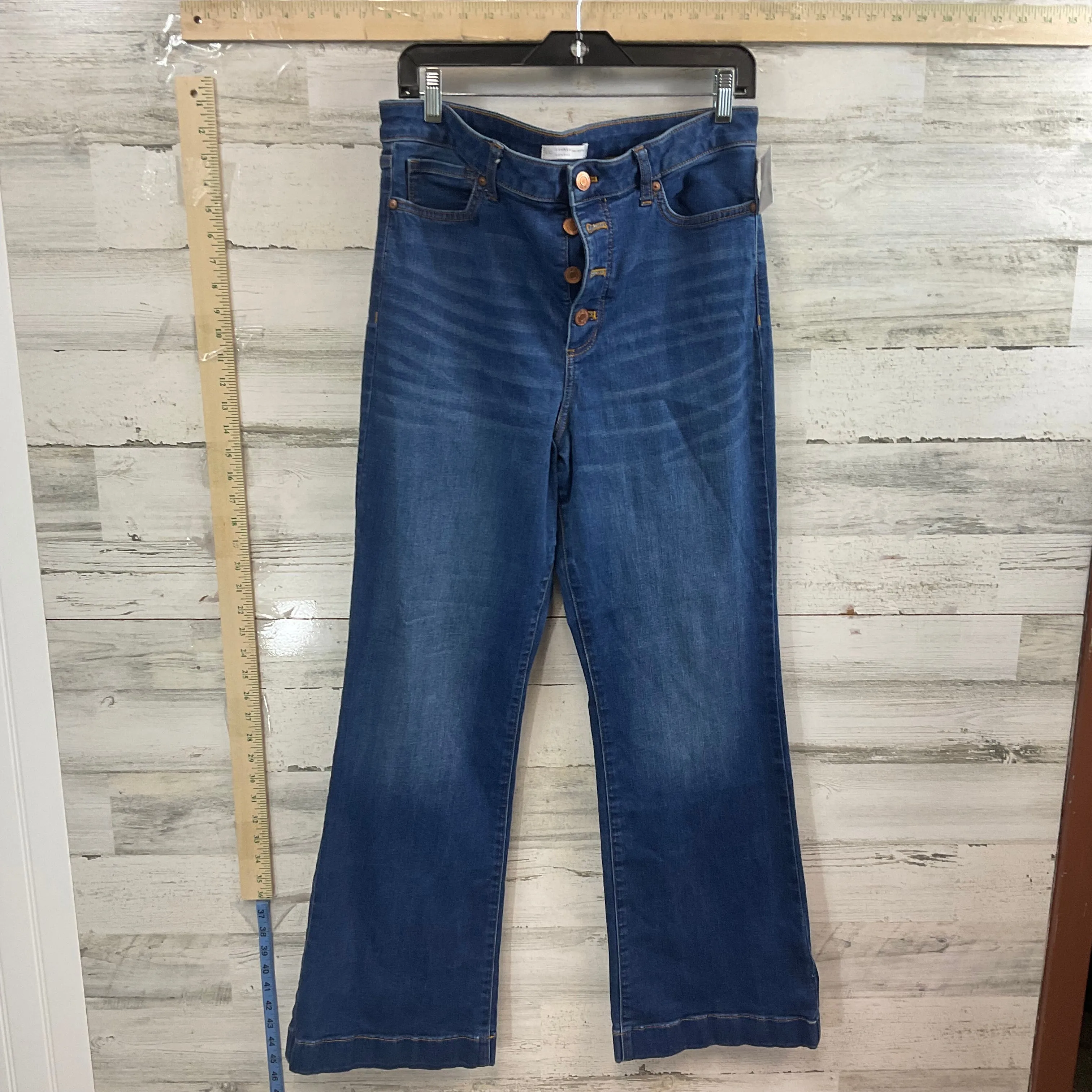 Blue Denim Jeans Flared Lc Lauren Conrad, Size 16