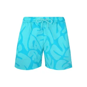 BOSS Bari Swim Short in Turquoise & Aqua