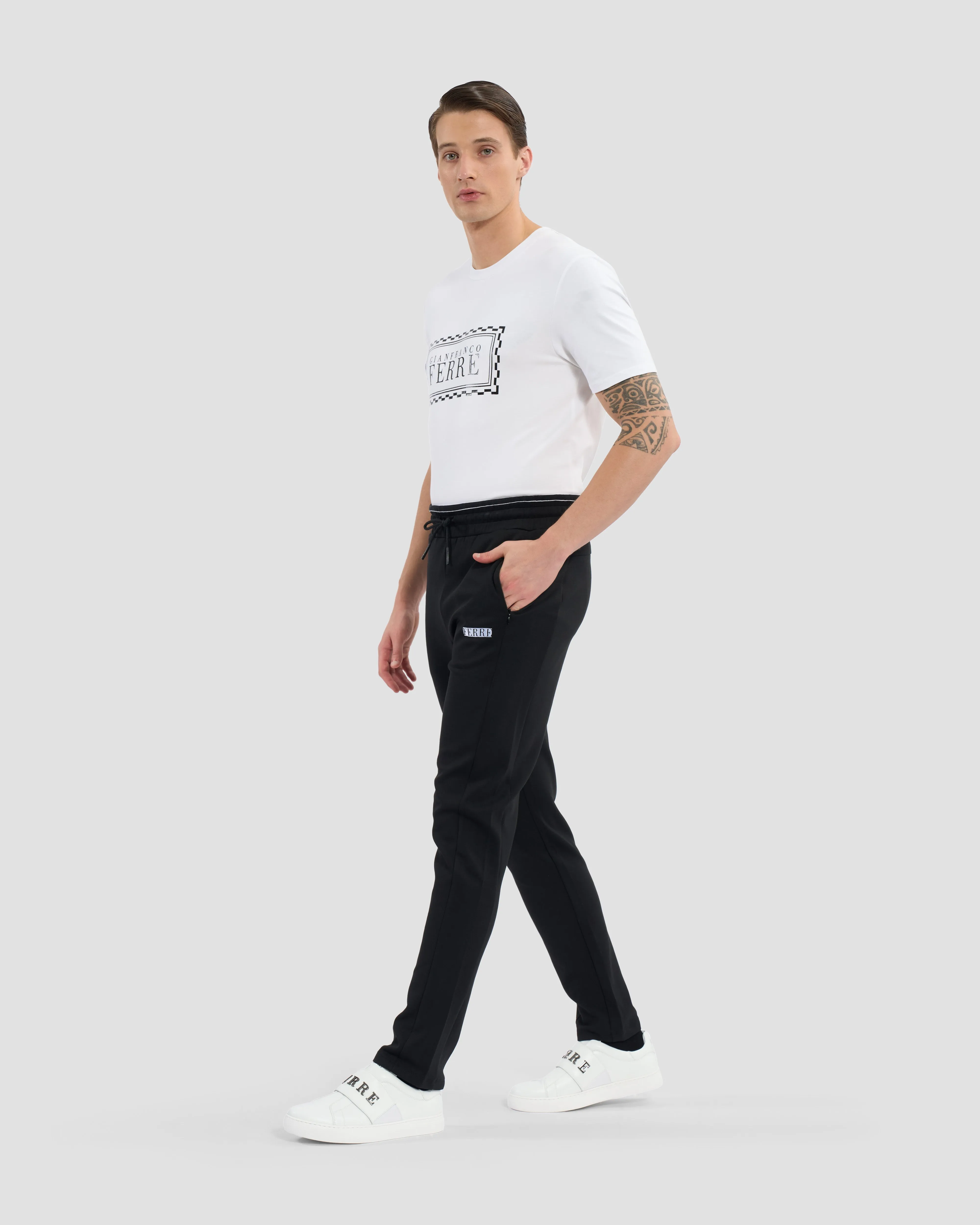 Ferré Embroidered Track Pants