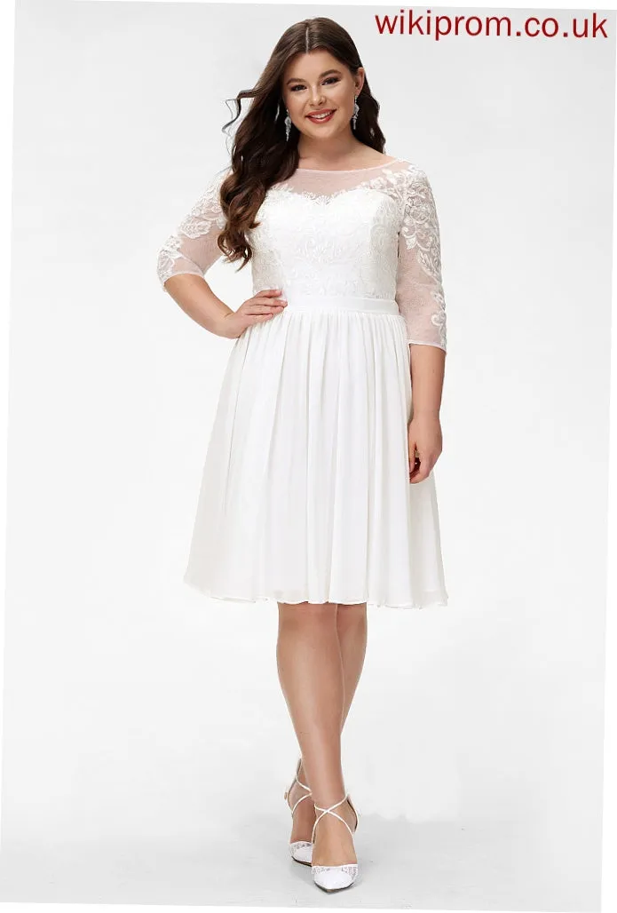 Formal Dresses A-line Dresses Chiffon Rowan Lace