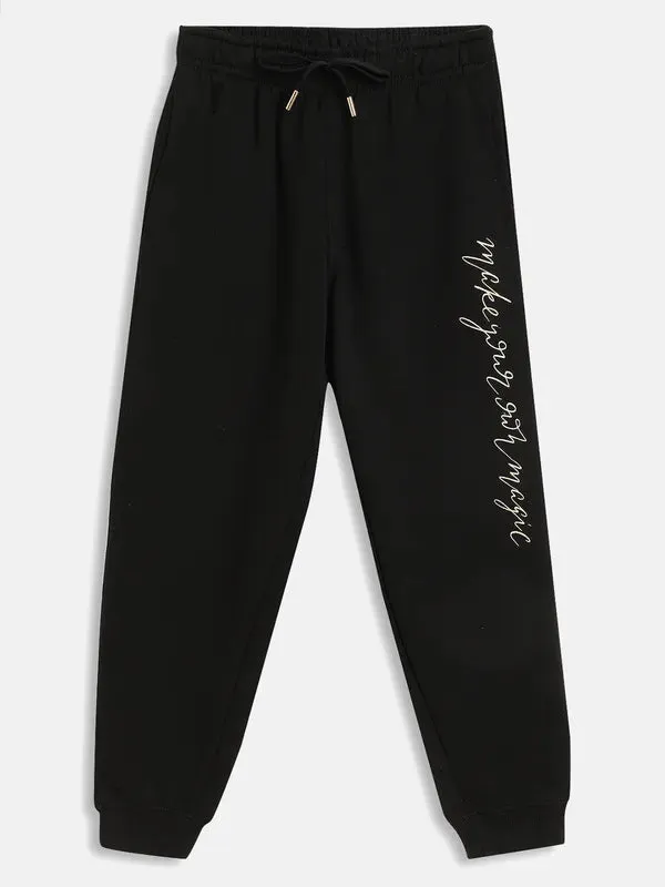 Girl'S Solid Track Pants