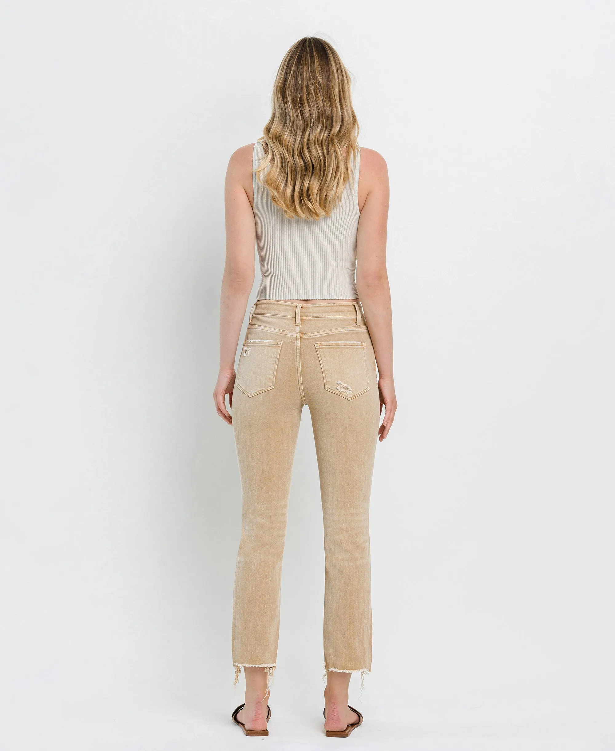 Lark - High Rise Slim Straight Jeans