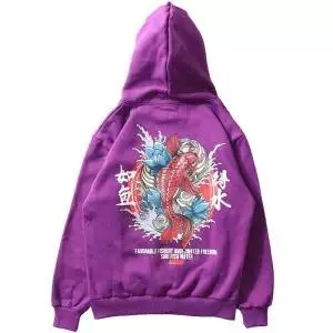 Men Cool Hip Hop Hoodies Japanese Casual Sweatshirts