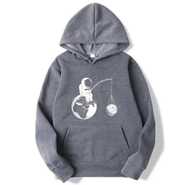 Men's Astronaut Funny Design Hoodies