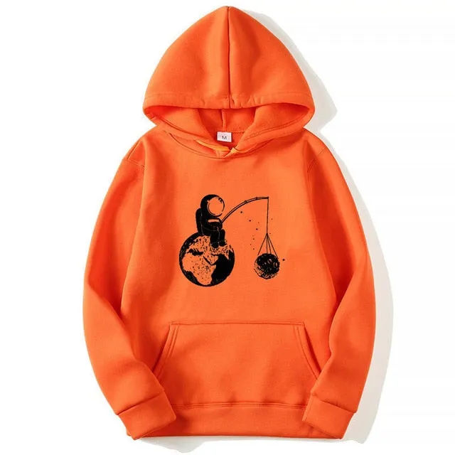 Men's Astronaut Funny Design Hoodies