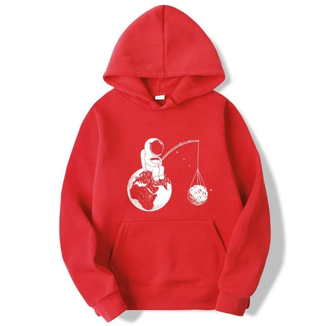 Men's Astronaut Funny Design Hoodies