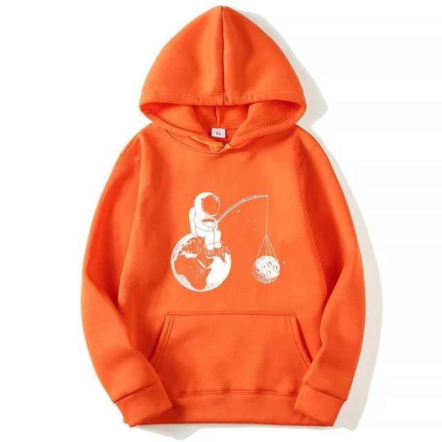 Men's Astronaut Funny Design Hoodies