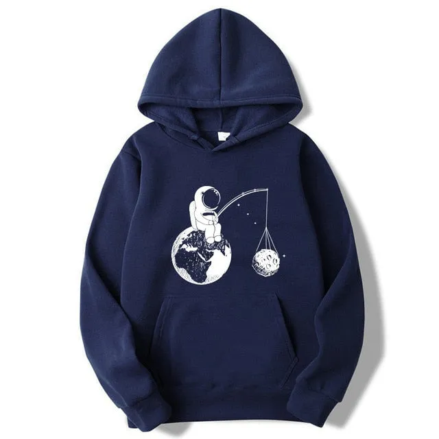 Men's Astronaut Funny Design Hoodies