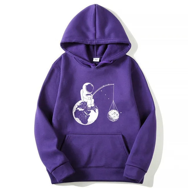 Men's Astronaut Funny Design Hoodies