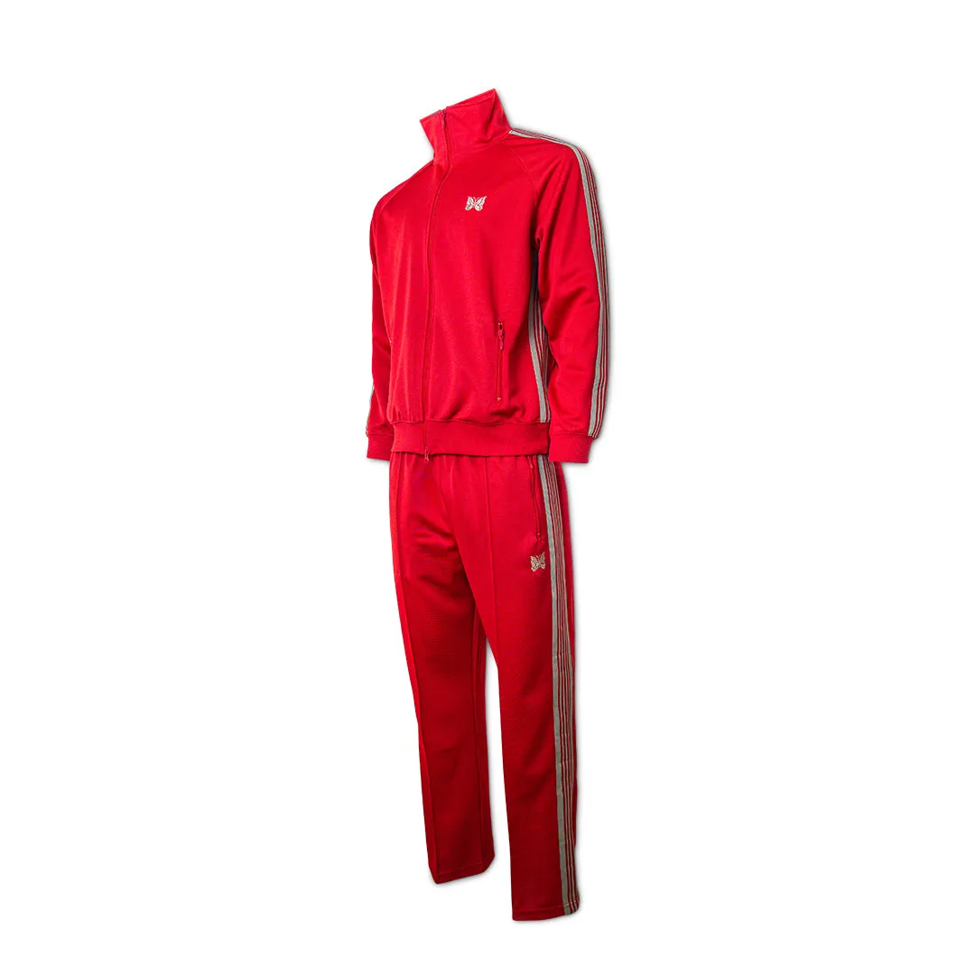 Needles Track Pant Poly Smooth Red