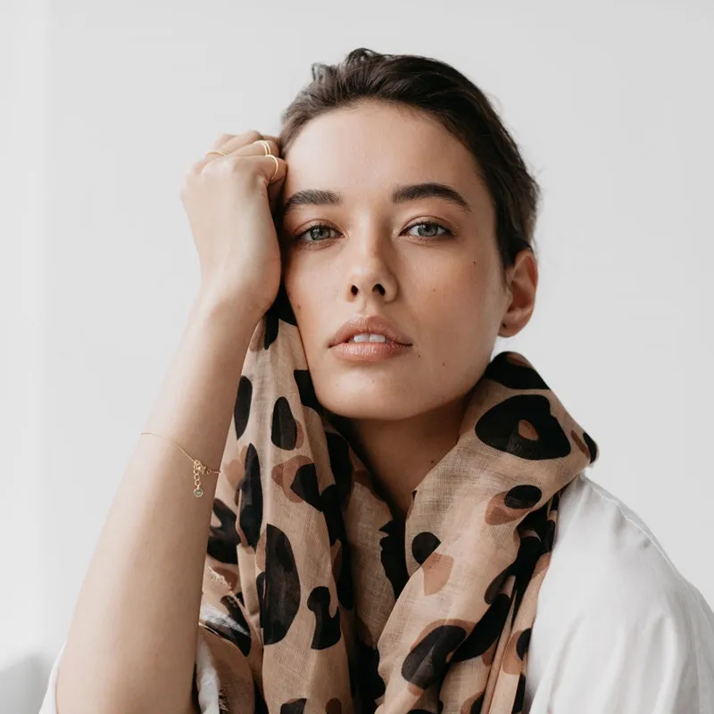 SOPHIE - Wild Maxi Scarf - Camel